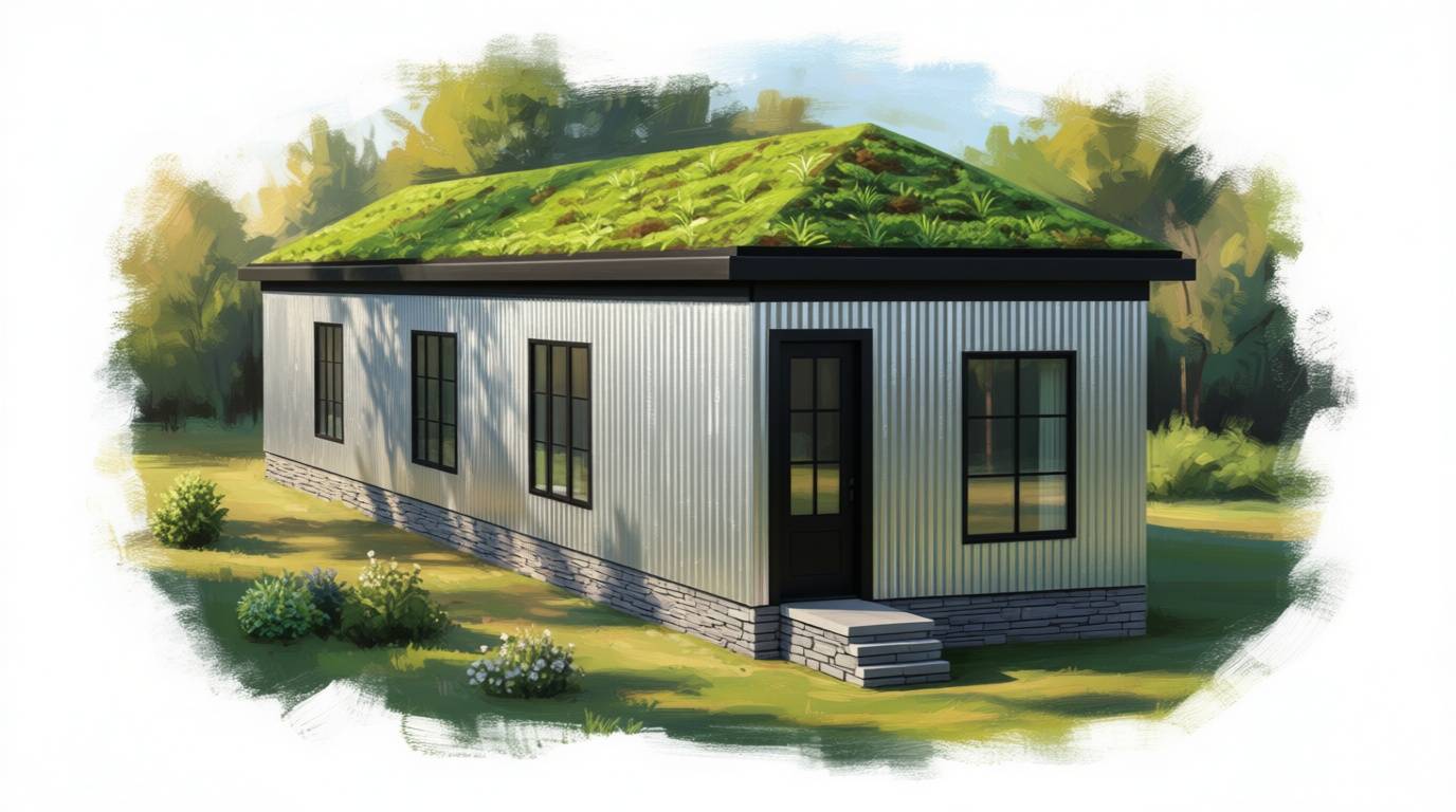 1 bedroom industrial house plan exterior - 1,078 sq ft