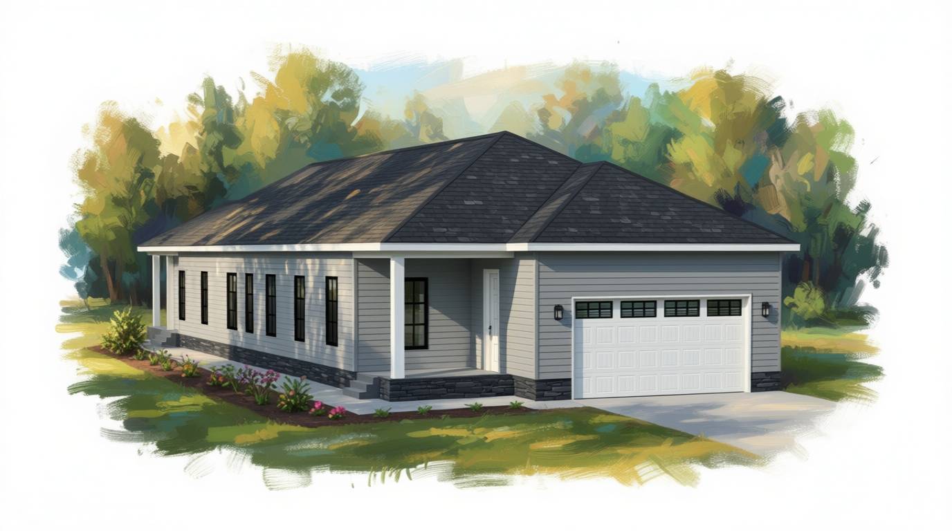4 bedroom classic house plan exterior - 3,284 sq ft