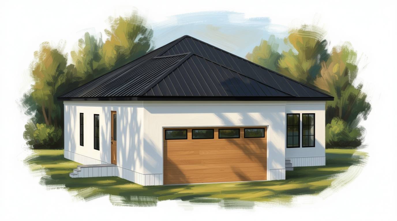 3 bedroom bright house plan exterior - 1,889 sq ft
