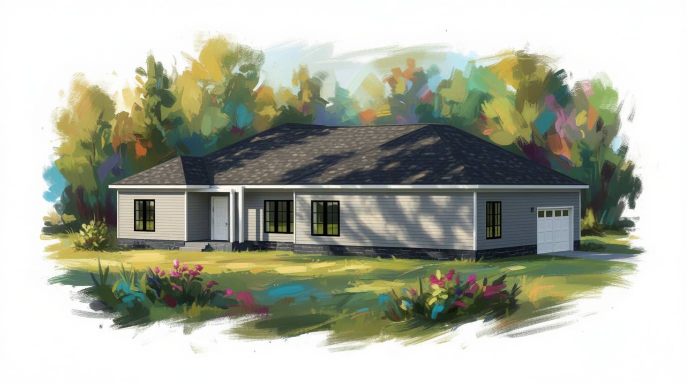 6 bedroom classic house plan exterior - 3,968 sq ft