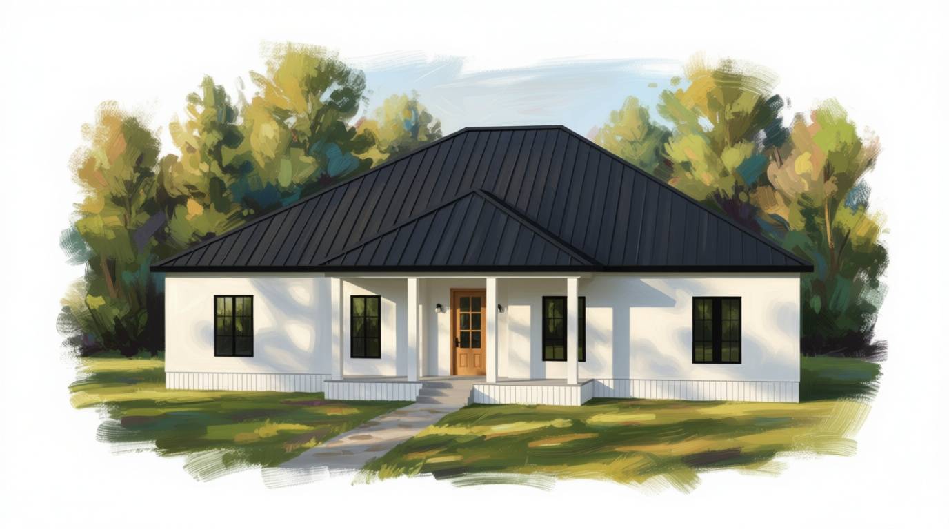 6 bedroom bright house plan exterior - 4,798 sq ft