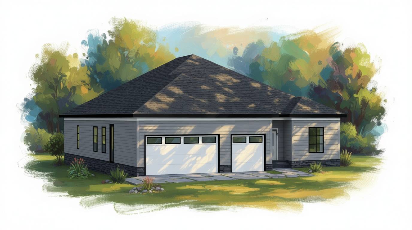 4 bedroom classic house plan exterior - 4,051 sq ft