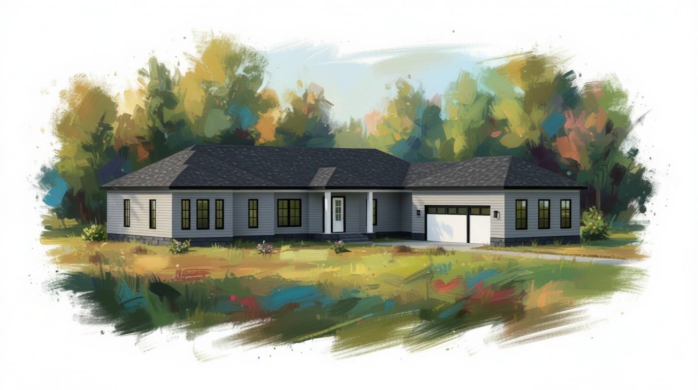 4 bedroom classic house plan exterior - 3,827 sq ft