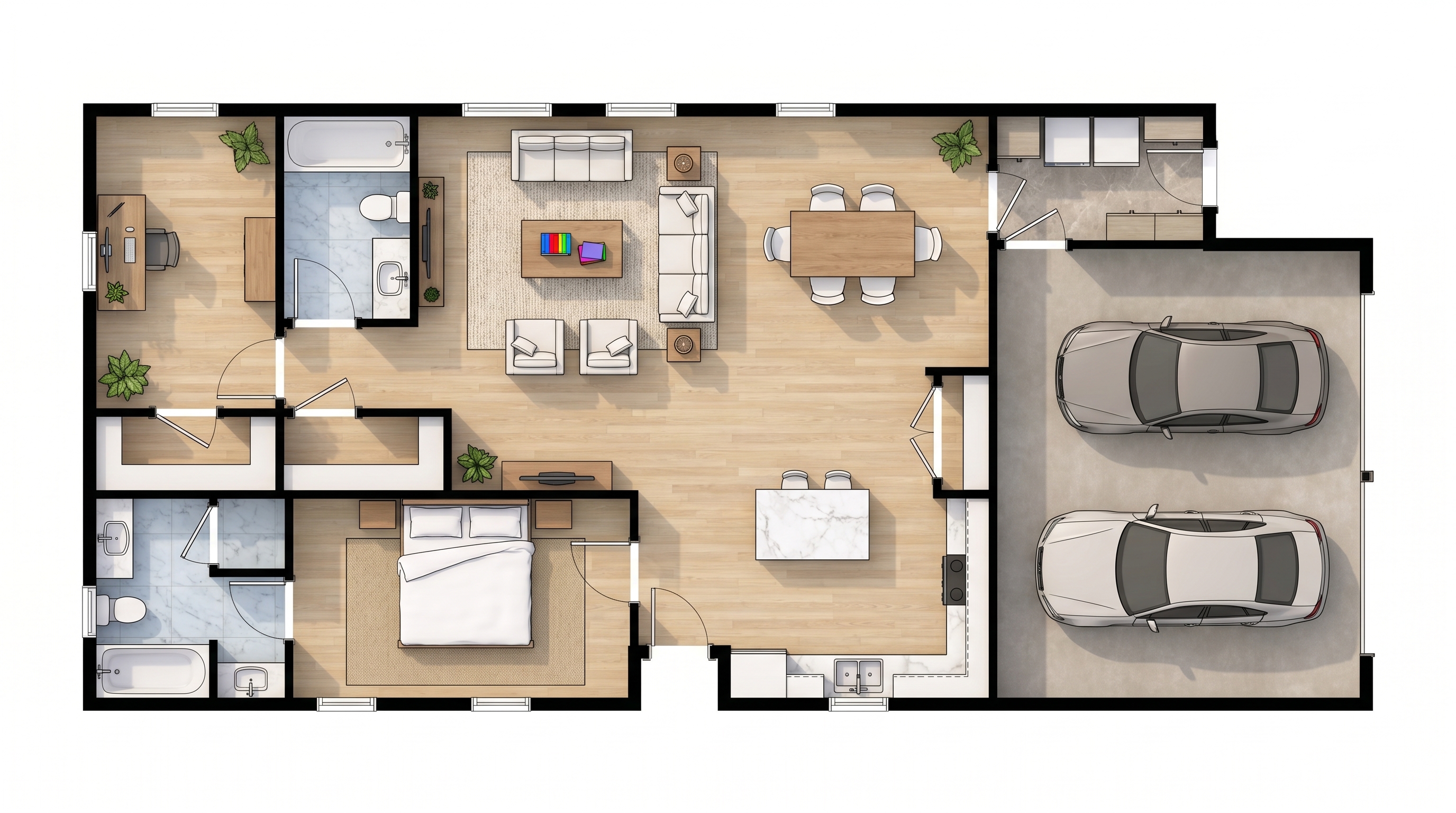 1 bedroom dark floor plan showing 1 bathrooms - 1,459 sq ft