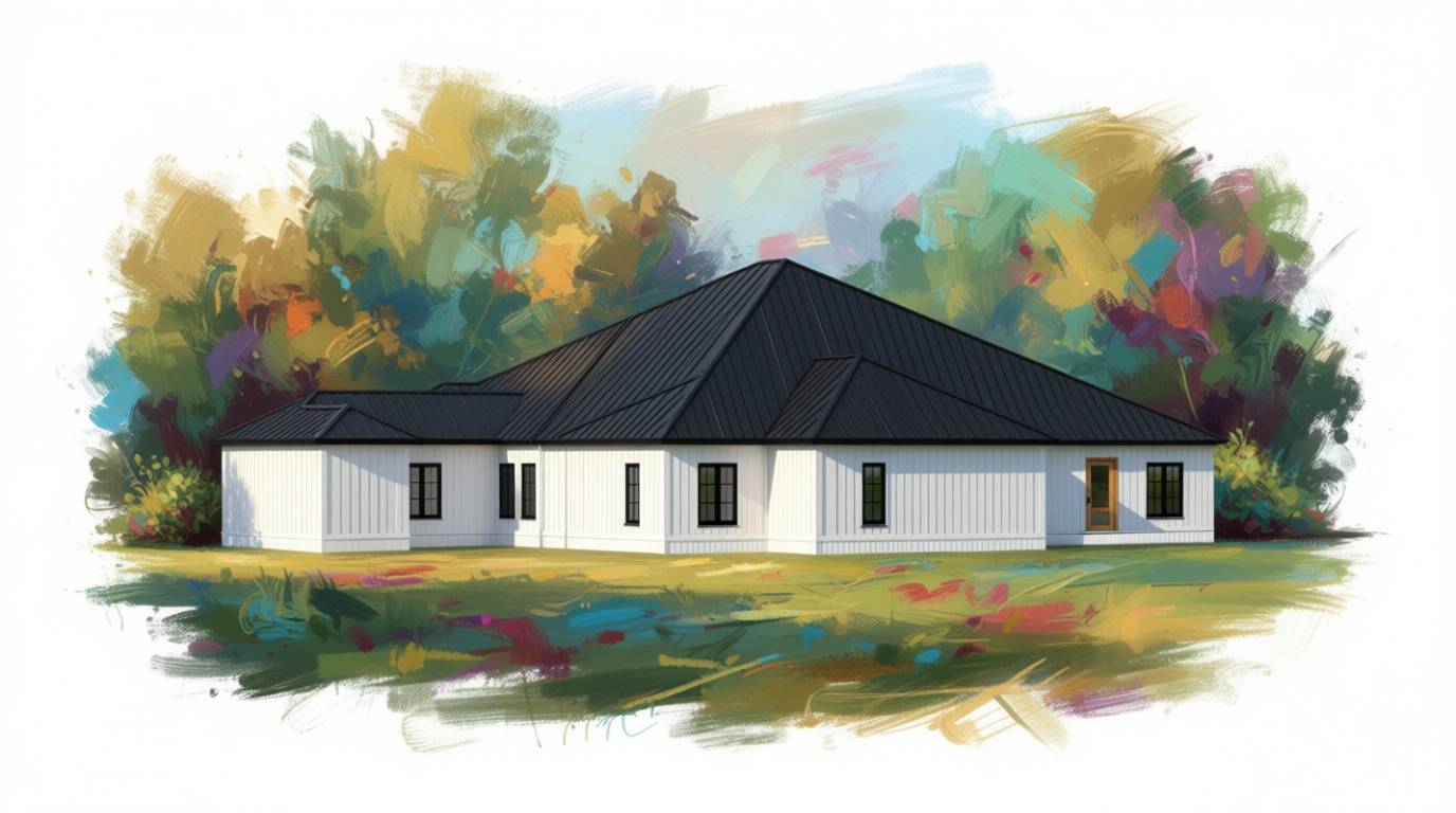 6 bedroom bright house plan exterior - 7,847 sq ft