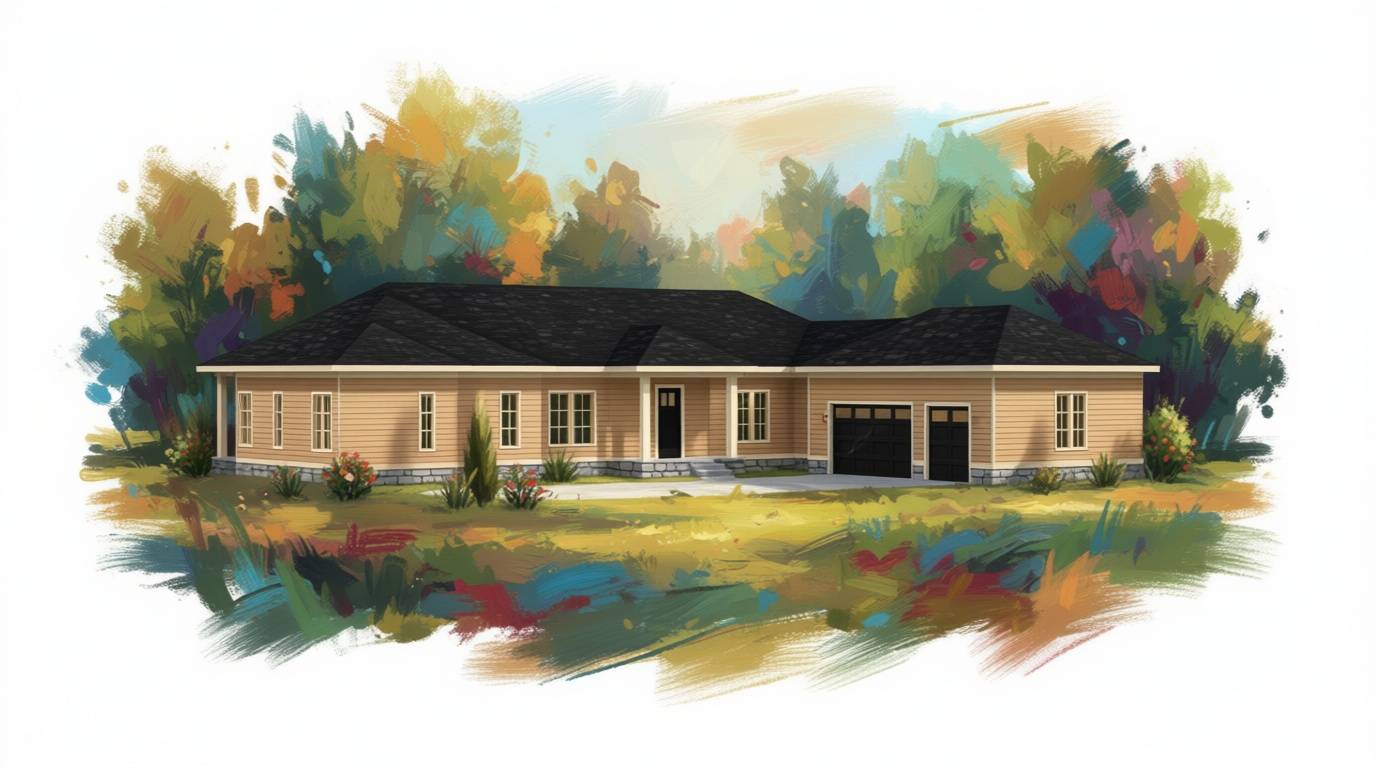 4 bedroom classic house plan exterior - 3,762 sq ft