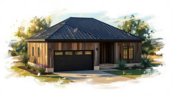 Spacious Natural 2-Bed exterior render