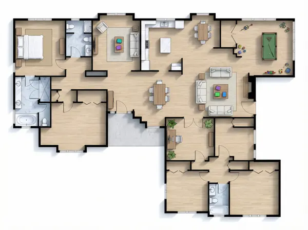 Natural 5-Bed floorplan