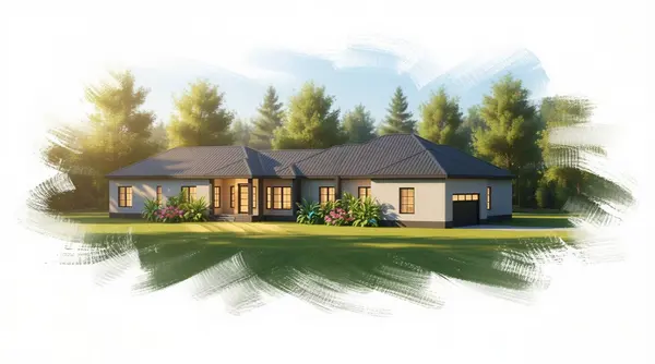 Sprawling 5-Bed Classic House exterior render