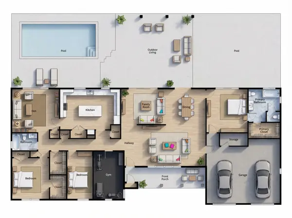 Sprawling Bright 3-Bed floorplan