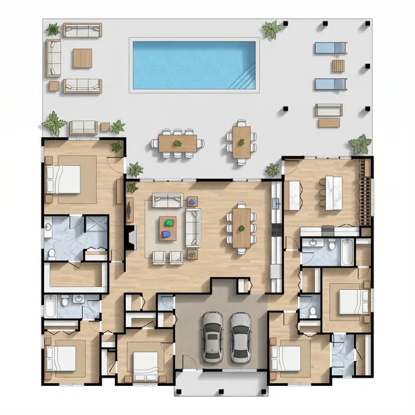 Natural 5-Bed Plan floorplan