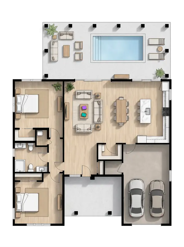 Classic 2-Bed Home floorplan