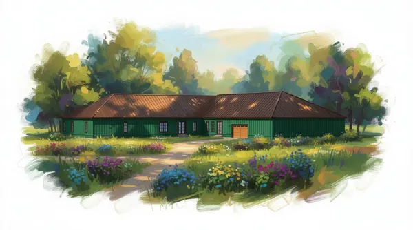 Sprawling Earthy 5-Bed exterior render