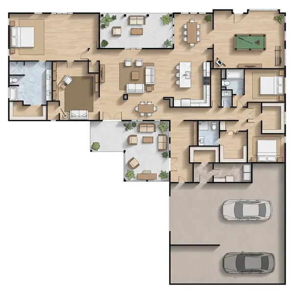 Sprawling Earthy 5-Bed floorplan