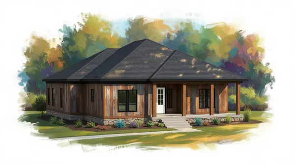 Sprawling Rustic 2-Bed exterior render