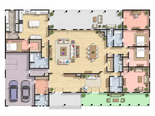 Sprawling 4-Bed Classic floorplan