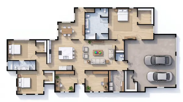 Sprawling Natural 3-Bed floorplan