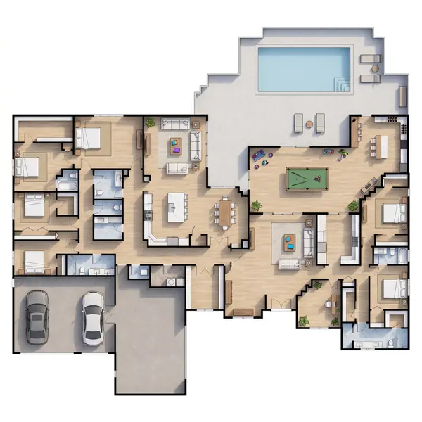 Sprawling Earthy 5-Bed floorplan