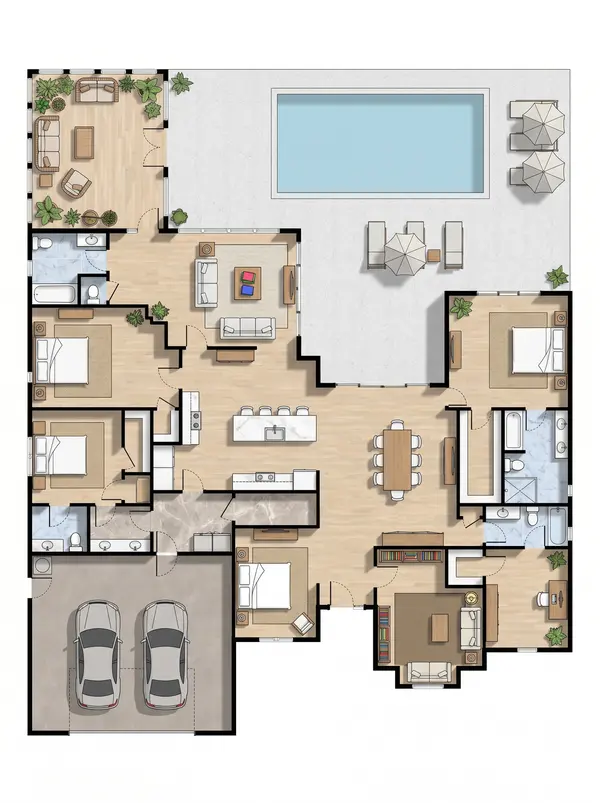 Spacious 4-Bed Classic floorplan