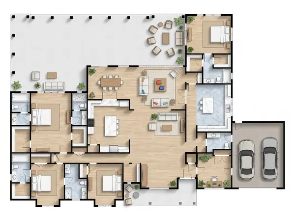 Sprawling Natural 4-Bed floorplan