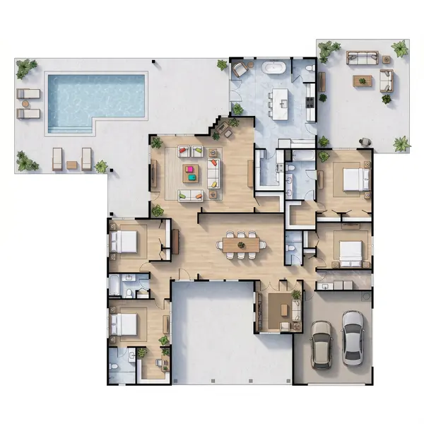 Sprawling Classic 3-Bed House floorplan