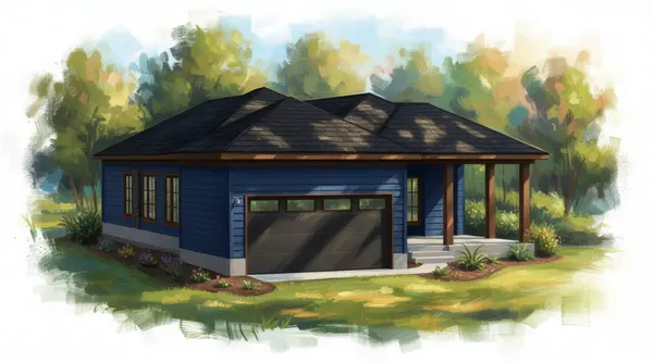 Bold 2-Bed House exterior render