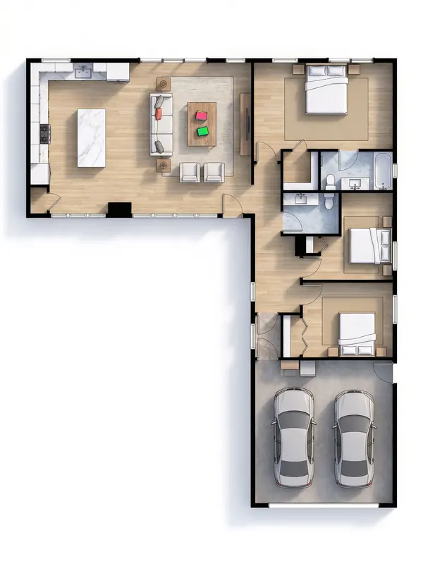 Inviting Bright 3-Bed floorplan