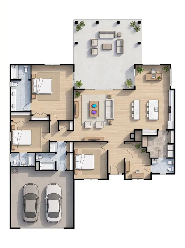 Classic 2-Bed House floorplan