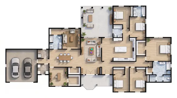 Sprawling Natural 5-Bed floorplan