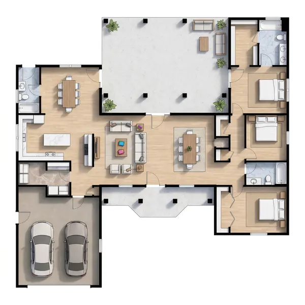 Classic 3-Bed House floorplan