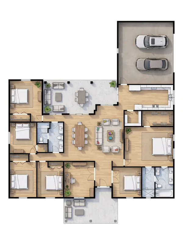 Spacious Classic 5-Bed House floorplan