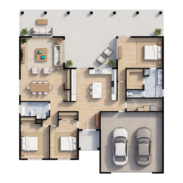 Bold 3-Bed House floorplan