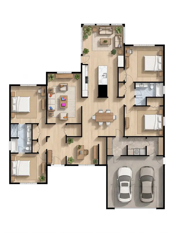 Classic 3-Bed House floorplan