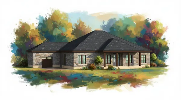 Sprawling 4-Bed Natural Home exterior render