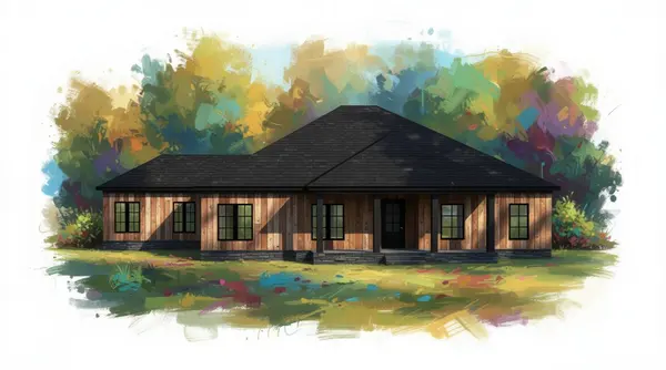 Natural 4-Bed Retreat exterior render