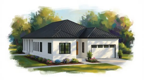 Spacious 1-Bed Bright House exterior render