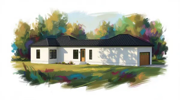 Bright 2-Bed House exterior render