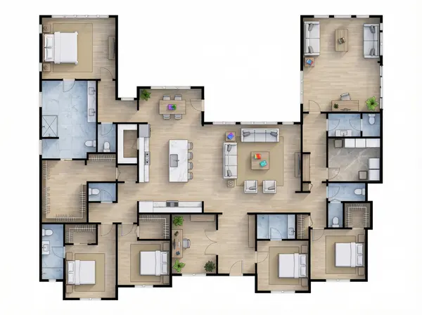 Sprawling Natural 5-Bed Home floorplan