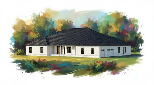 Spacious Bright 5-Bed House exterior render