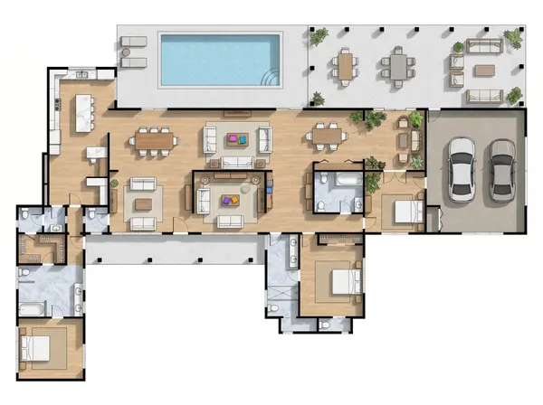 Natural 4-Bed Estate Home floorplan