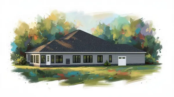 Expansive 6-Bed Classic House exterior render