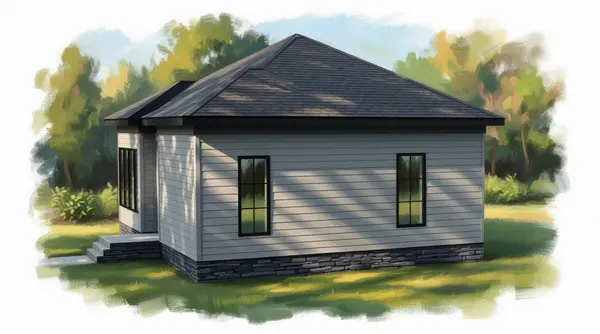 Compact Classic 1-Bed Home exterior render