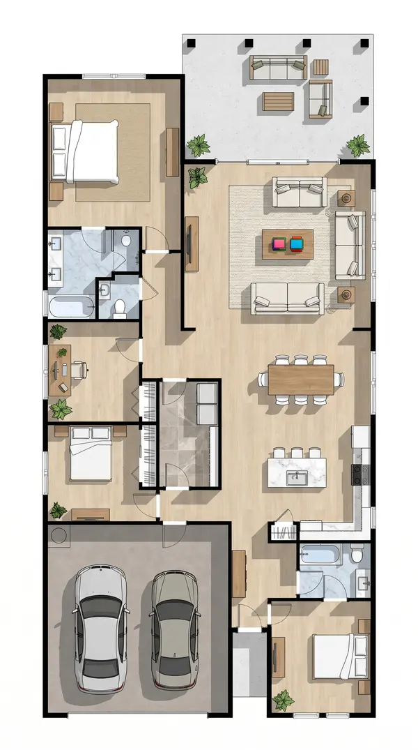 Classic 3-Bed House floorplan