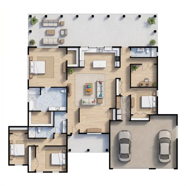 Sprawling 7-Bed Classic floorplan