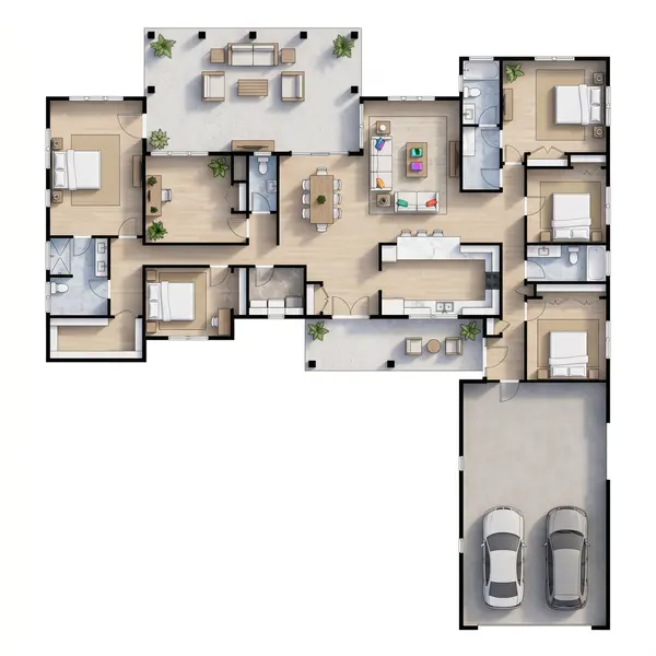 Spacious Classic 5-Bed Home floorplan