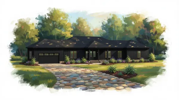 Sprawling Dark 3-Bed exterior render