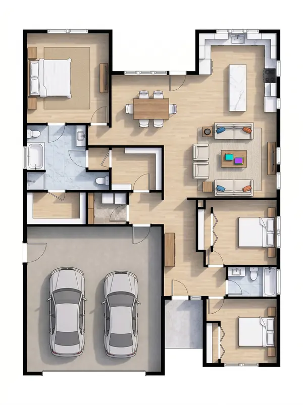 Cozy Classic 3-Bed House floorplan