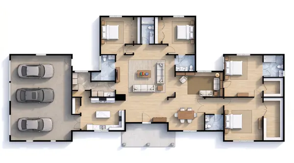 Sprawling Classic 6-Bed House floorplan