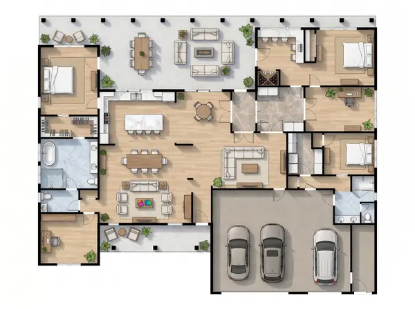 Spacious Classic 2-Bed House floorplan