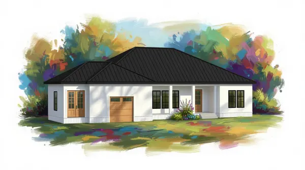 Spacious Bright 3-Bed House exterior render